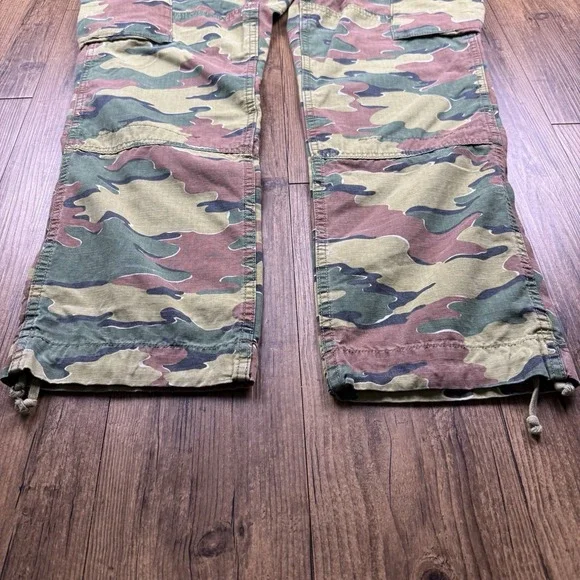 Vtg Polo Ralph Lauren Combat Trousers Men 40x31 Camo Cargo Pants OG 107 Straight - Picture 2 of 16